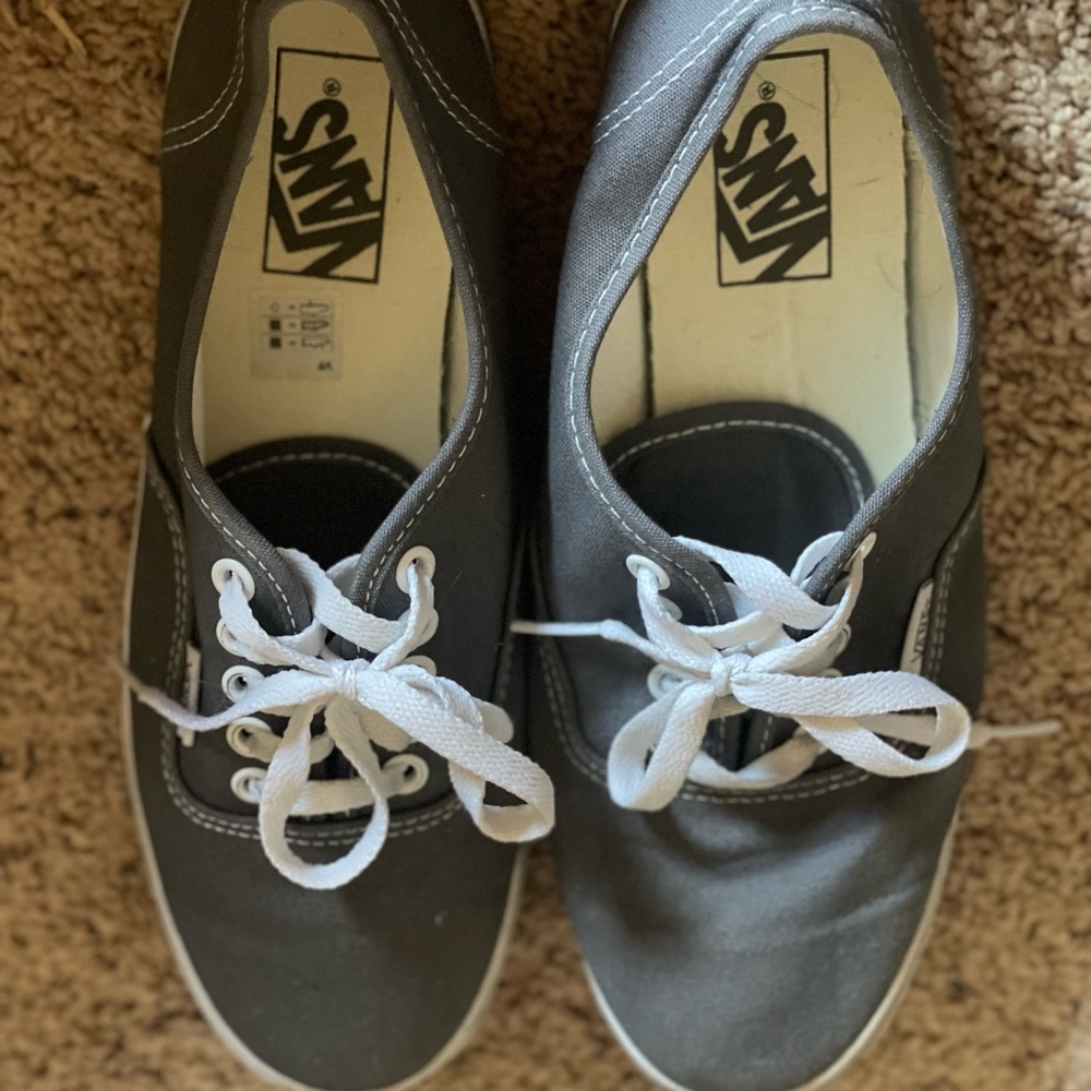 Gray Vans-Excellent used condition-only worn a few times!